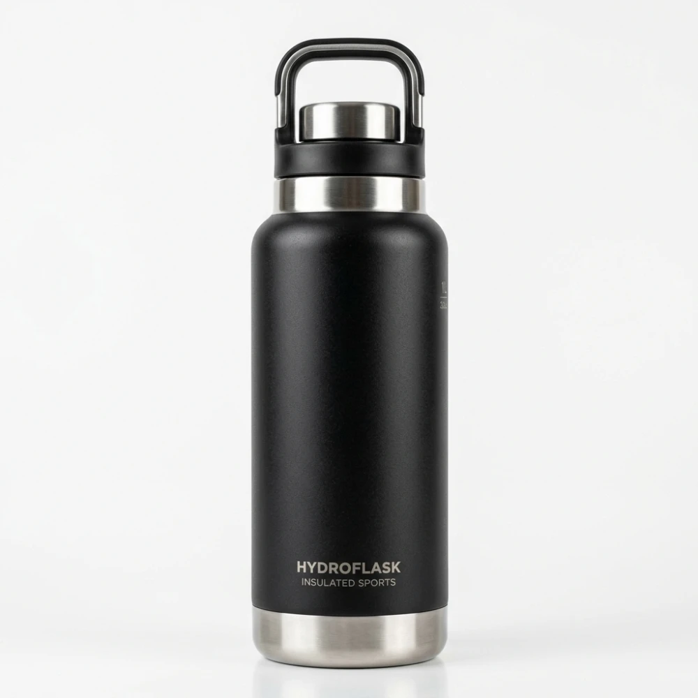 Garrafa Térmica Aço Inox Vacuum 1L Dupla Camada